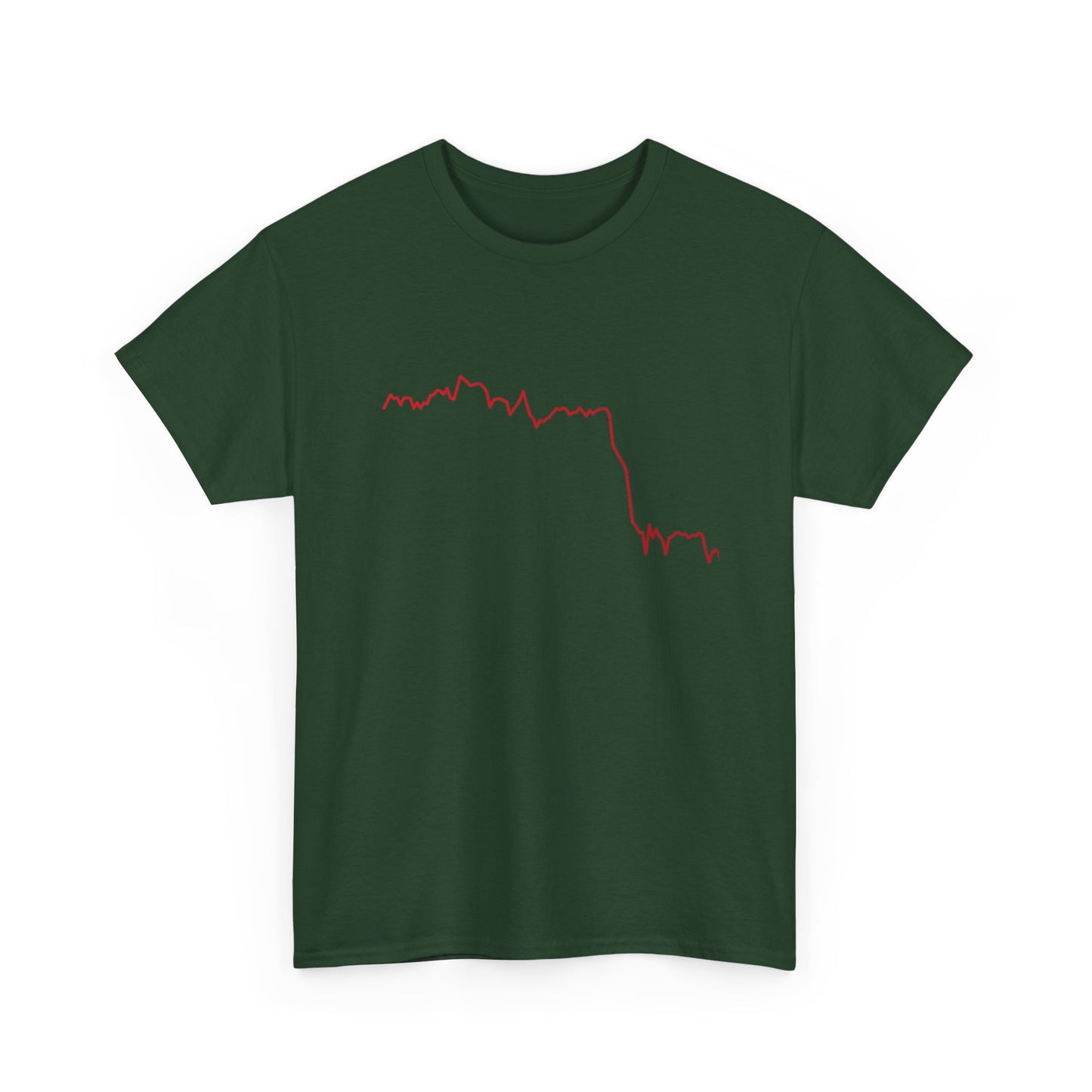 T-Shirt Cryptocurrency Market Trend Line Flash Crash Conversation Starter