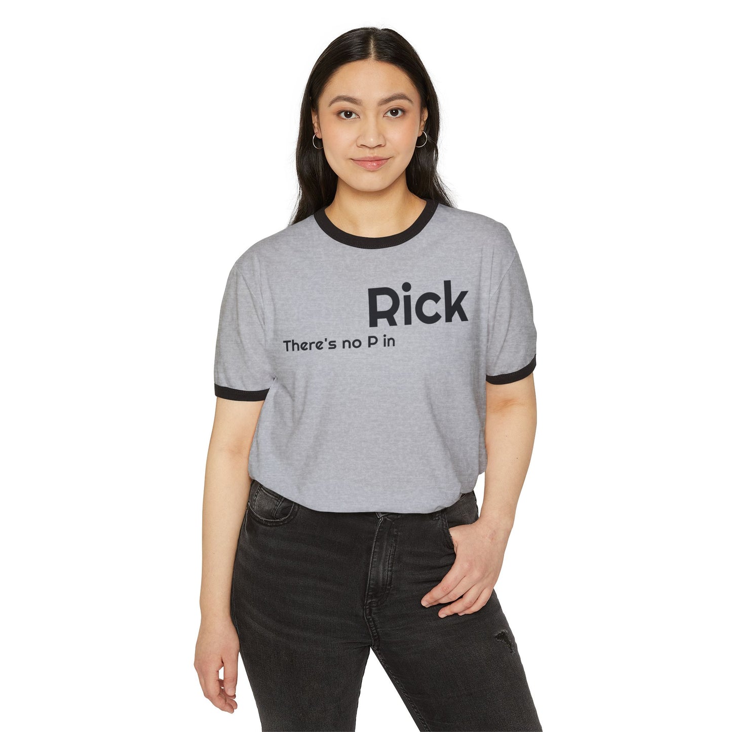 Ringer T-Shirt - 'Rick, Not Prick' Unisex Cotton Tee