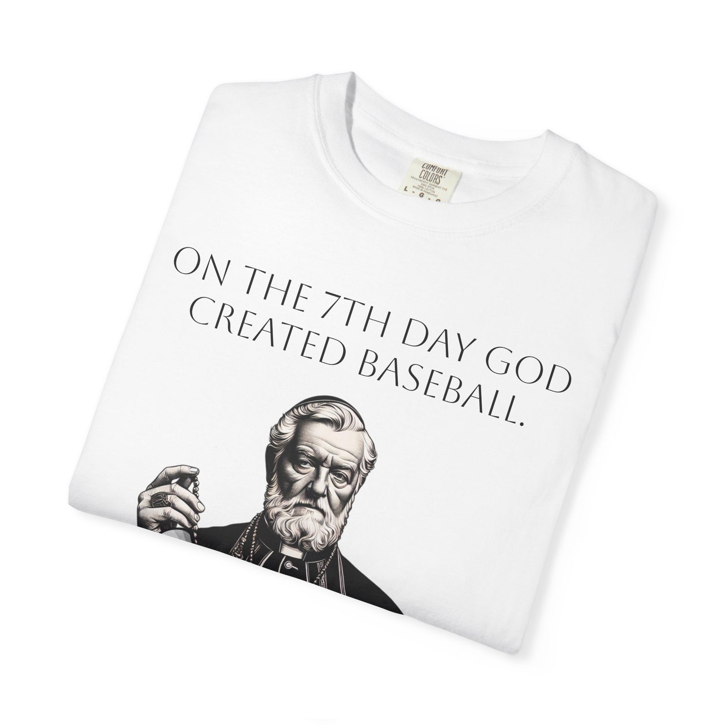 Baseball Fan Unisex T-shirt - Catholic Priest Design