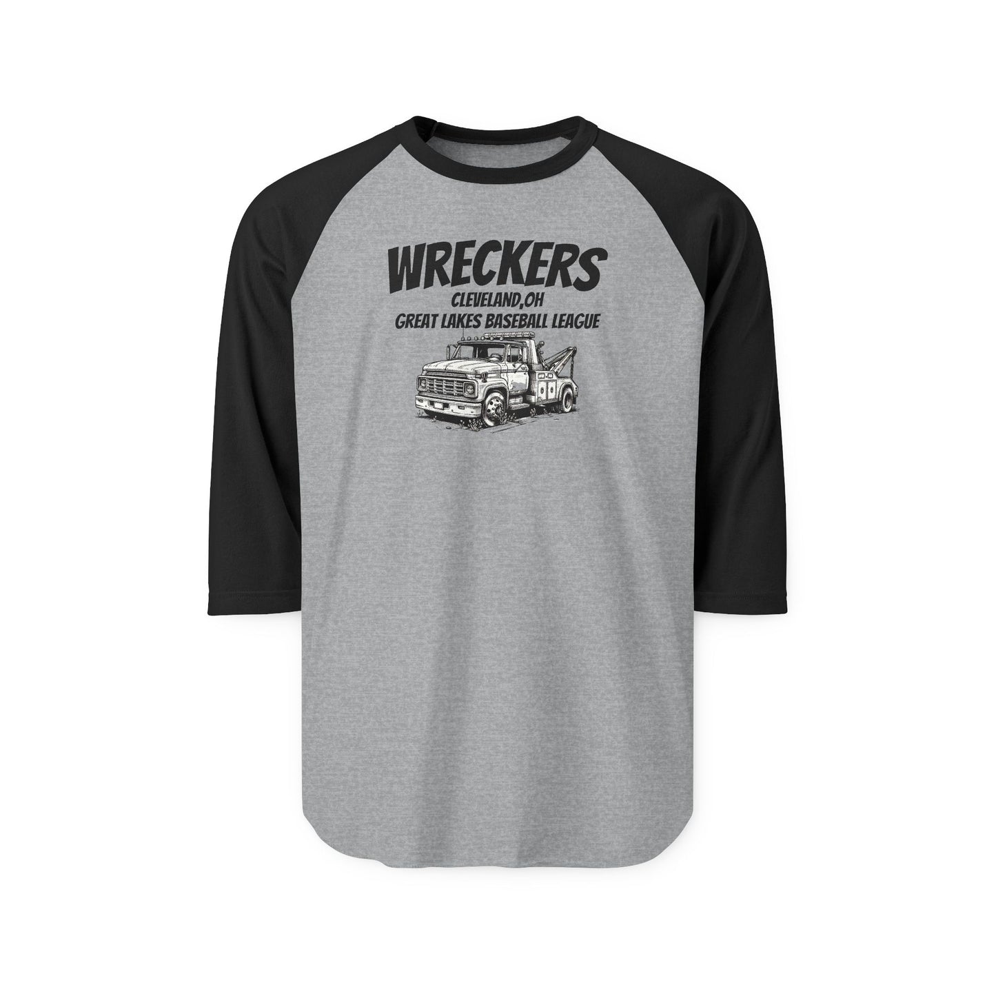 Raglan Shirt Cleveland Wreckers Baseball Team Alternate Reality Clothing