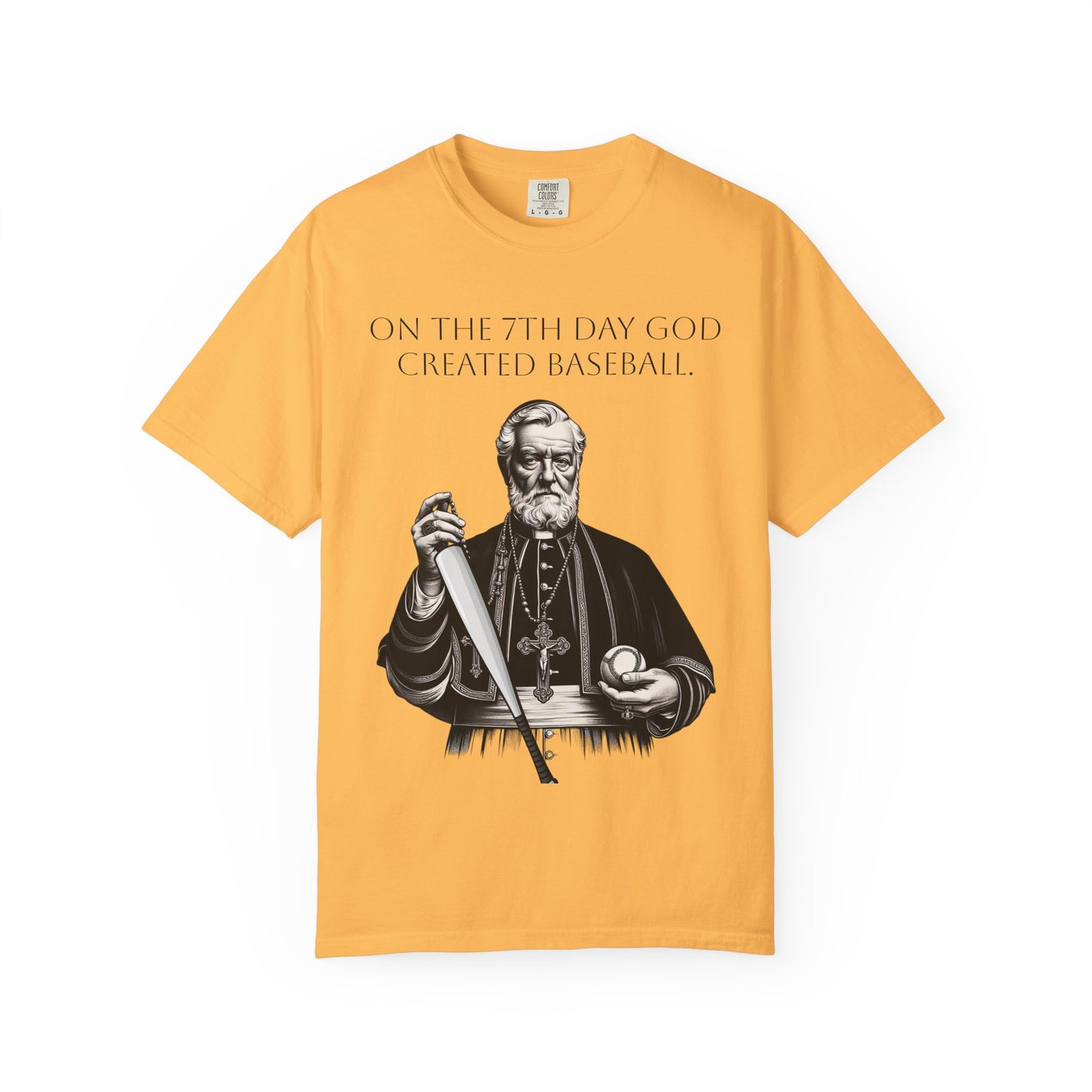 Baseball Fan Unisex T-shirt - Catholic Priest Design