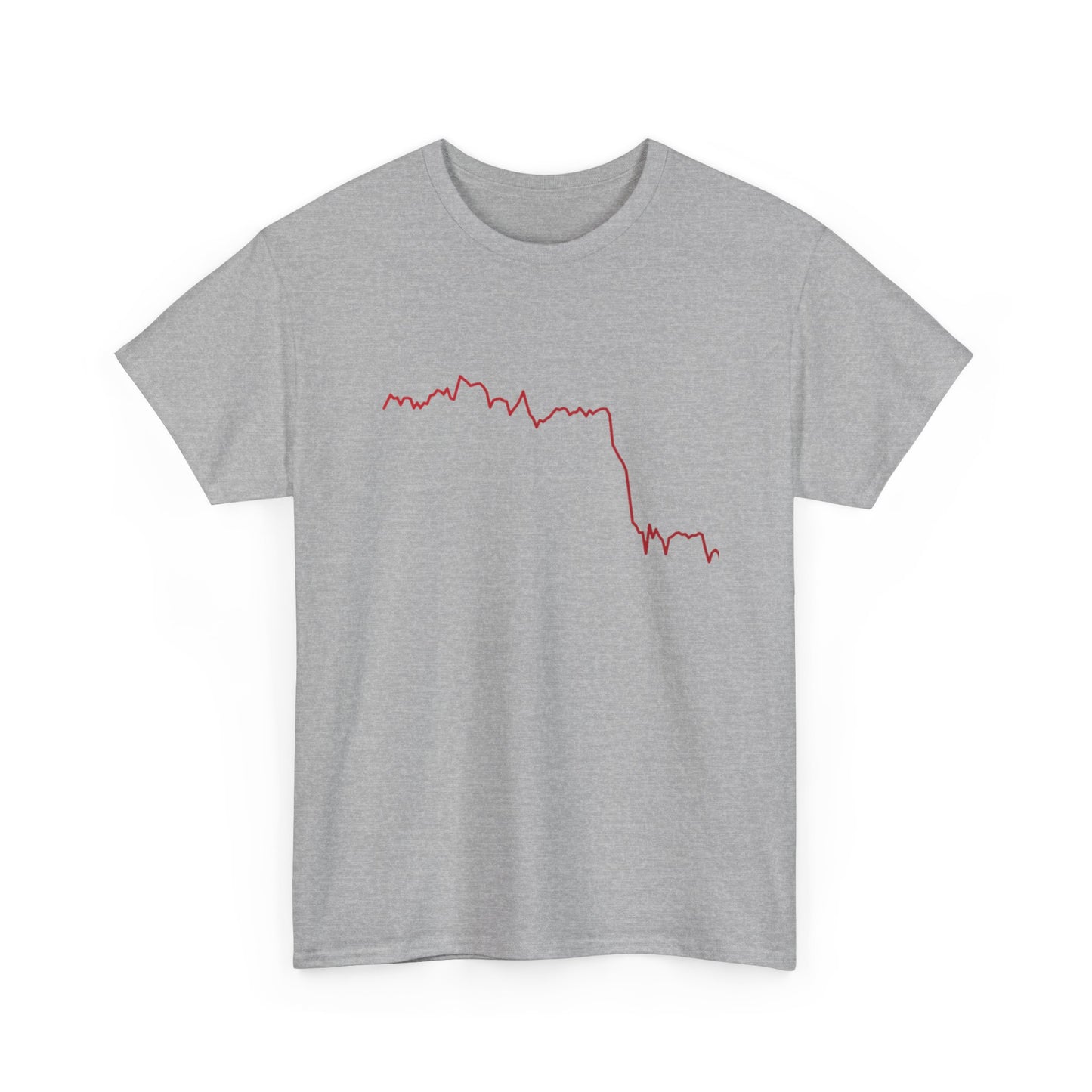T-Shirt Cryptocurrency Market Trend Line Flash Crash Conversation Starter