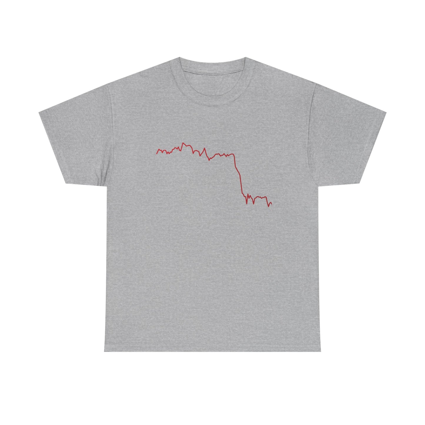 T-Shirt Cryptocurrency Market Trend Line Flash Crash Conversation Starter