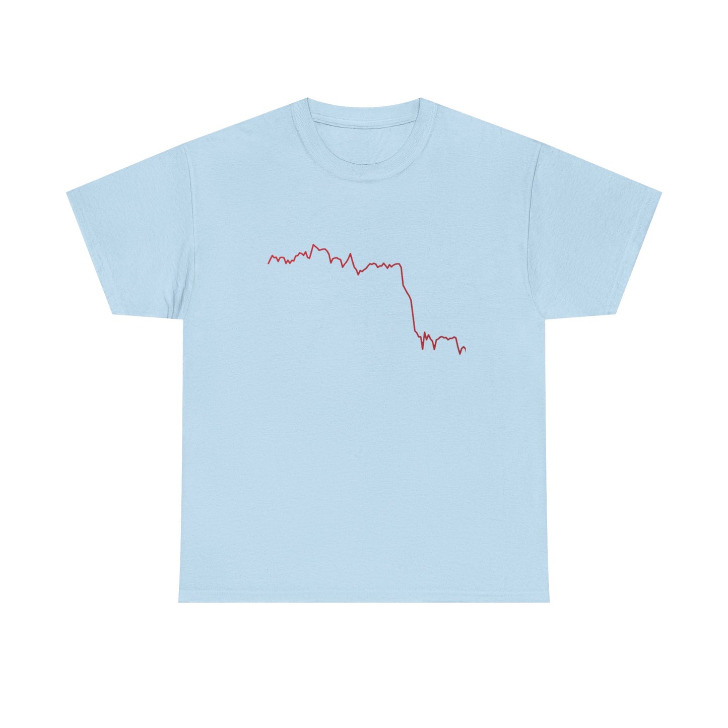 T-Shirt Cryptocurrency Market Trend Line Flash Crash Conversation Starter