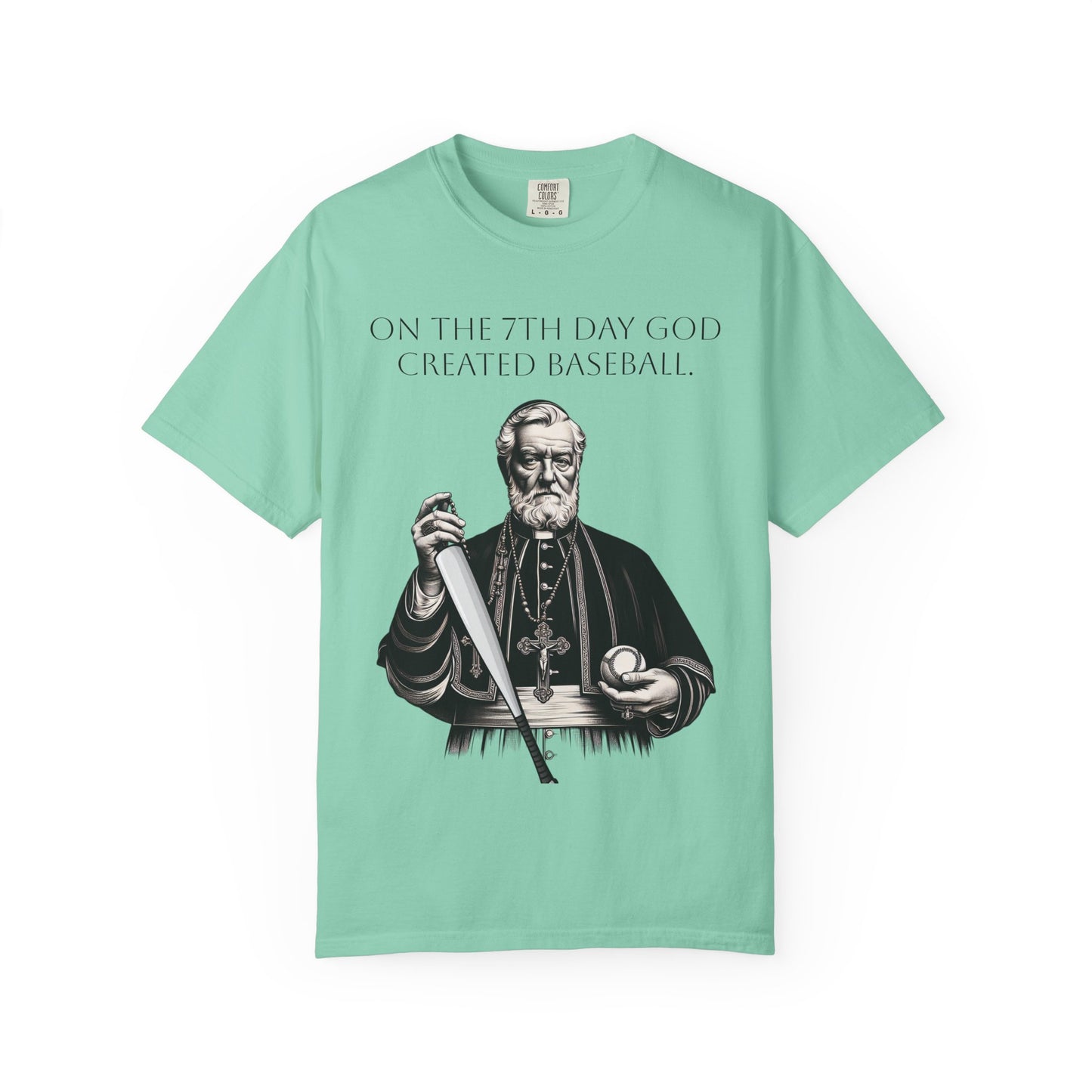 Baseball Fan Unisex T-shirt - Catholic Priest Design