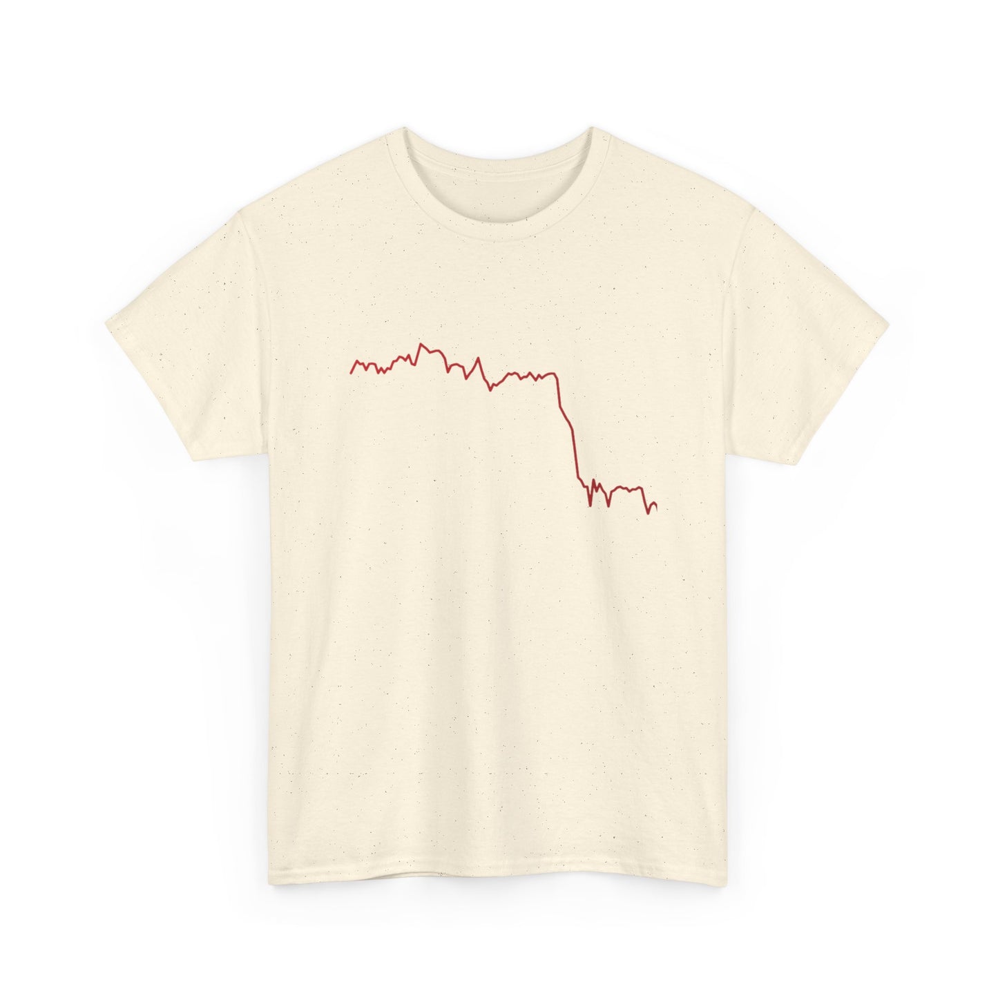 T-Shirt Cryptocurrency Market Trend Line Flash Crash Conversation Starter