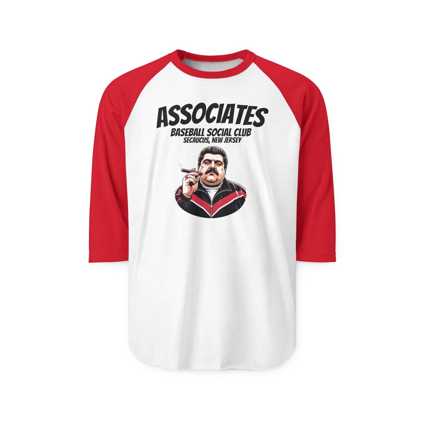 Baseball Social Club Raglan Shirt - Alternate Universe Secaucus New Jersey Team Associate