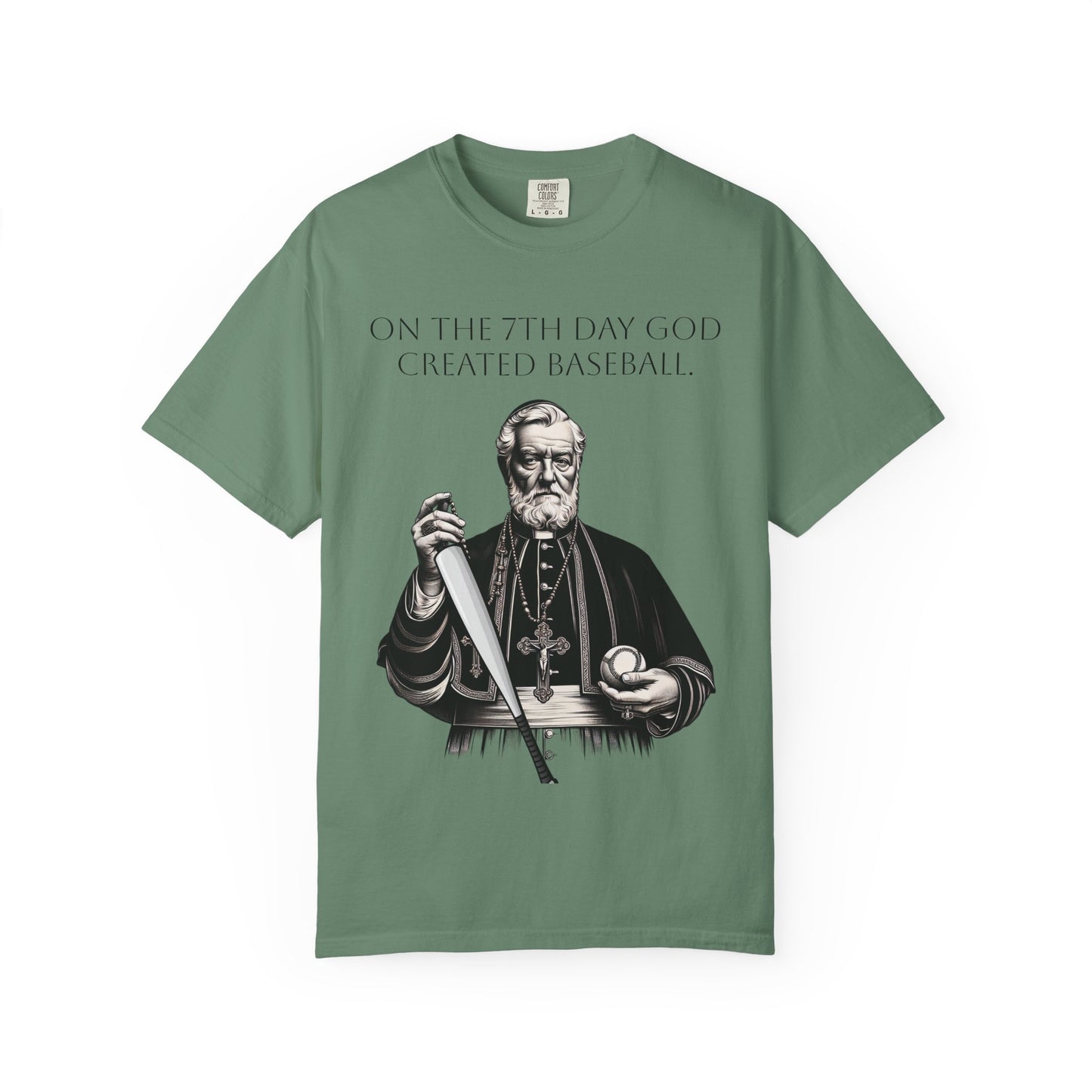 Baseball Fan Unisex T-shirt - Catholic Priest Design