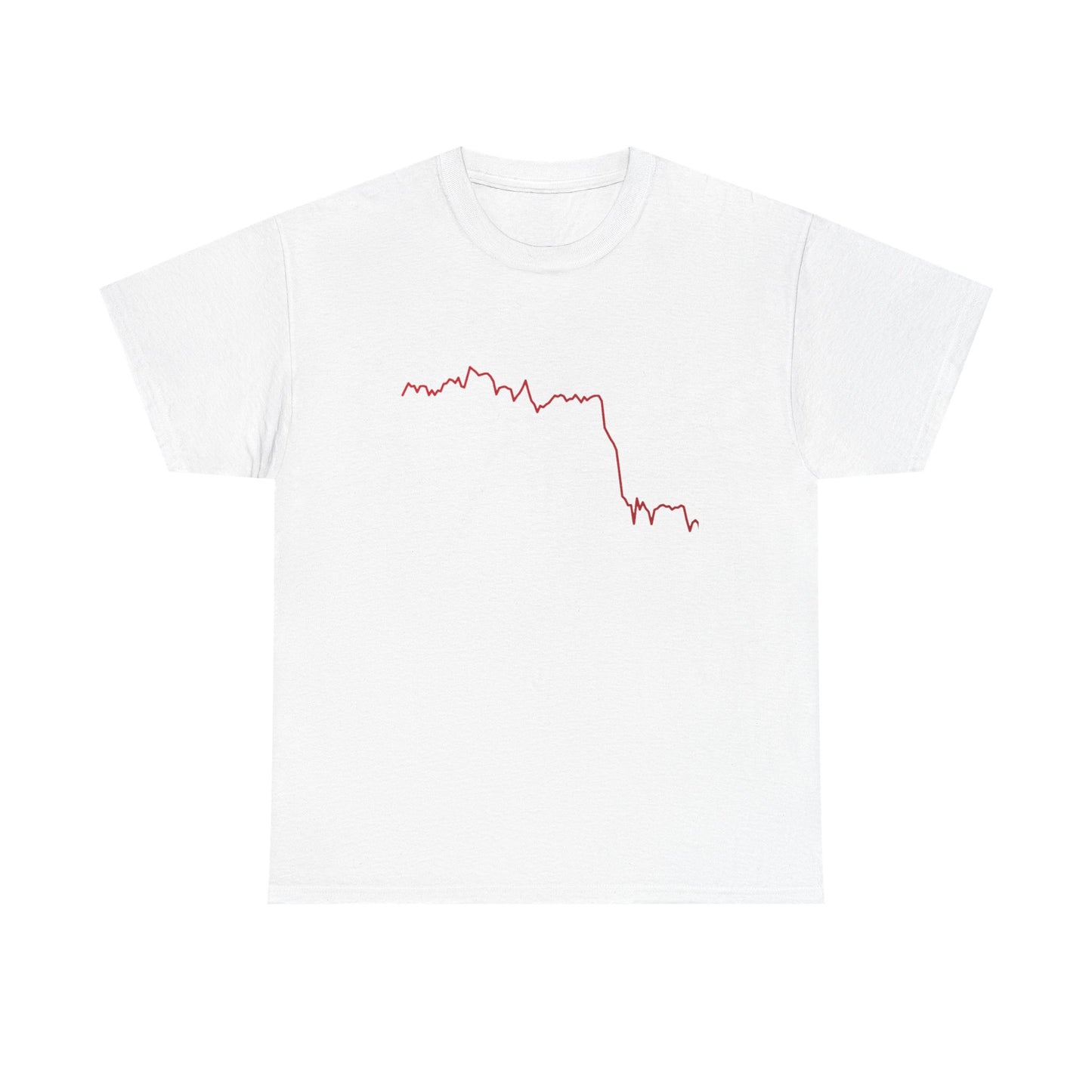 T-Shirt Cryptocurrency Market Trend Line Flash Crash Conversation Starter