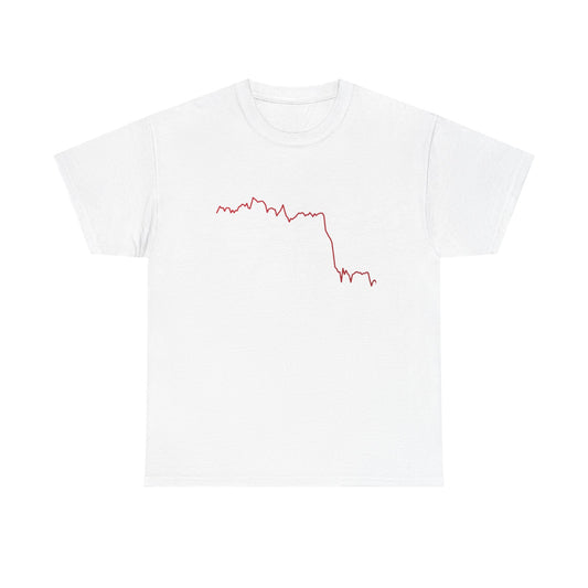 T-Shirt Cryptocurrency Market Trend Line Flash Crash Conversation Starter