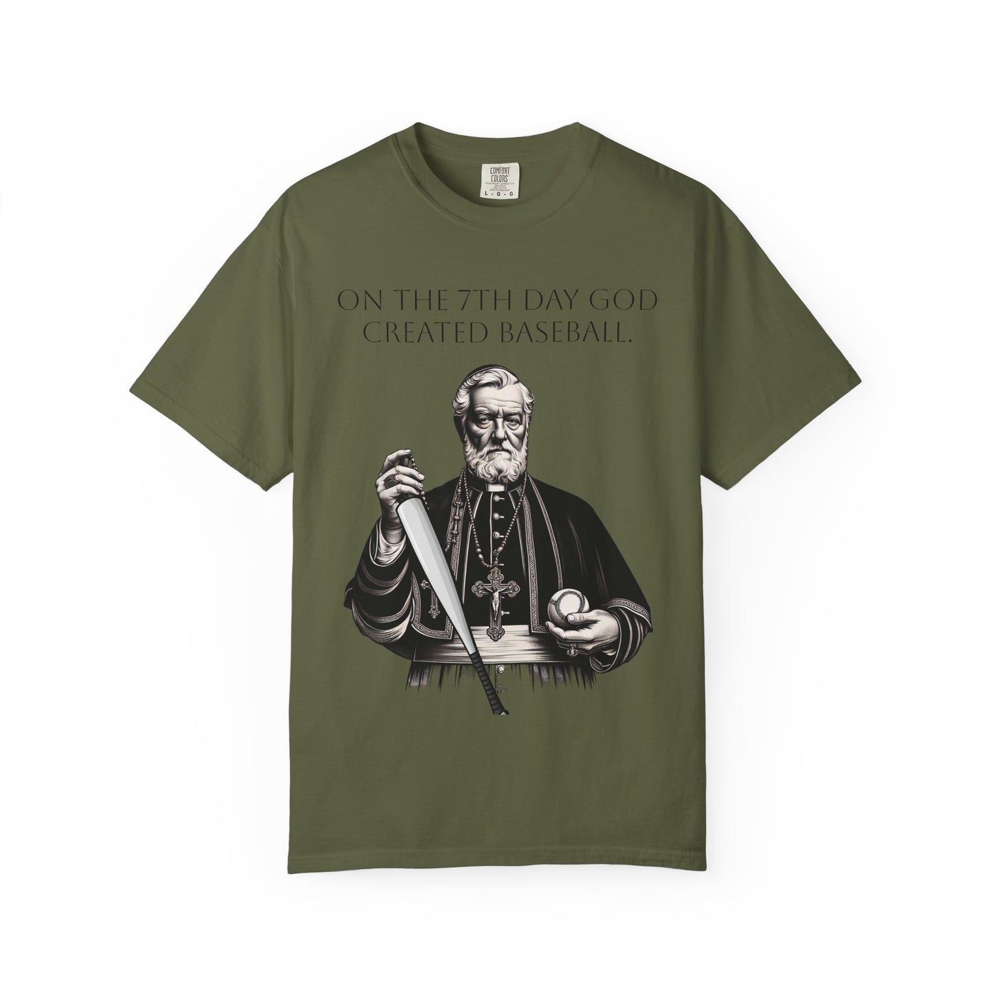 Baseball Fan Unisex T-shirt - Catholic Priest Design