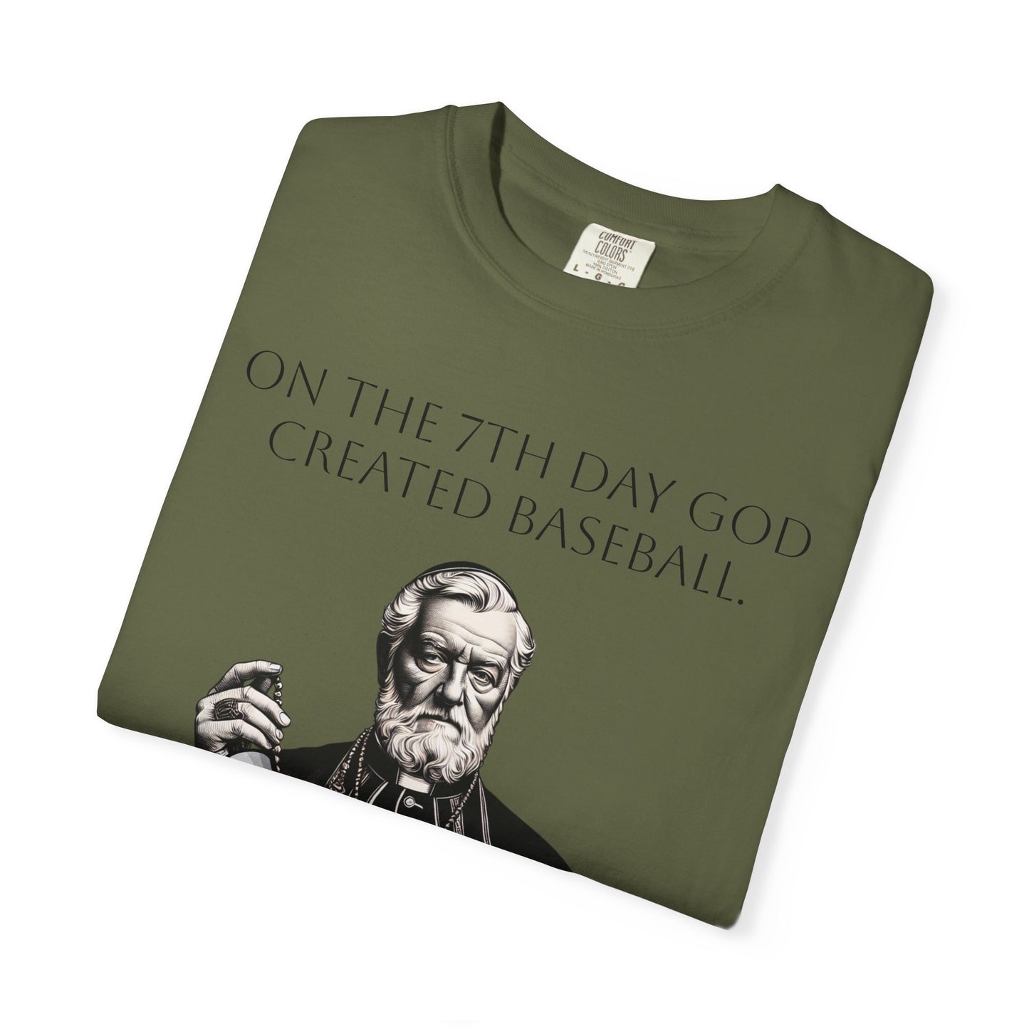 Baseball Fan Unisex T-shirt - Catholic Priest Design