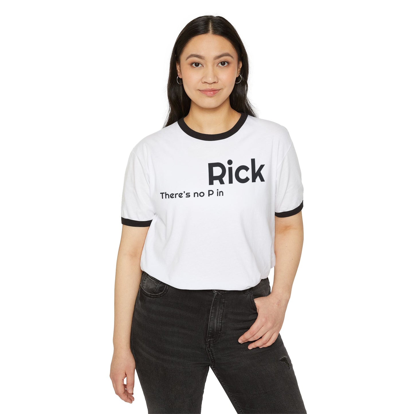 Ringer T-Shirt - 'Rick, Not Prick' Unisex Cotton Tee