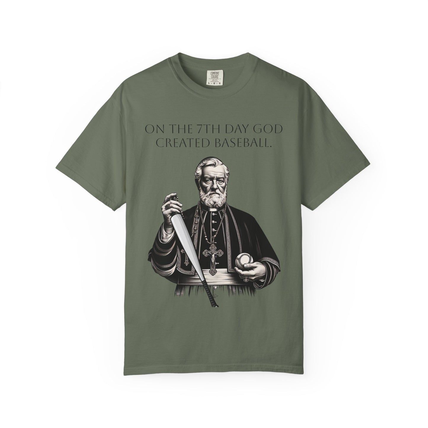 Baseball Fan Unisex T-shirt - Catholic Priest Design