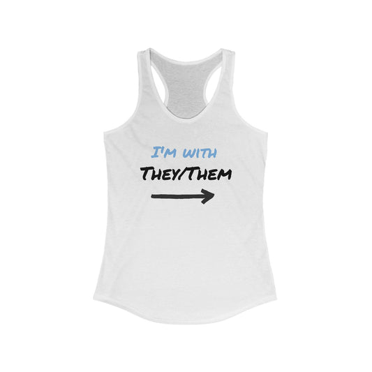 Inclusive Pride Racerback Tank, LGBTQ+ Equality Shirt, Summer Workout Top, Gift for Friends, Comfortable Casual Wear