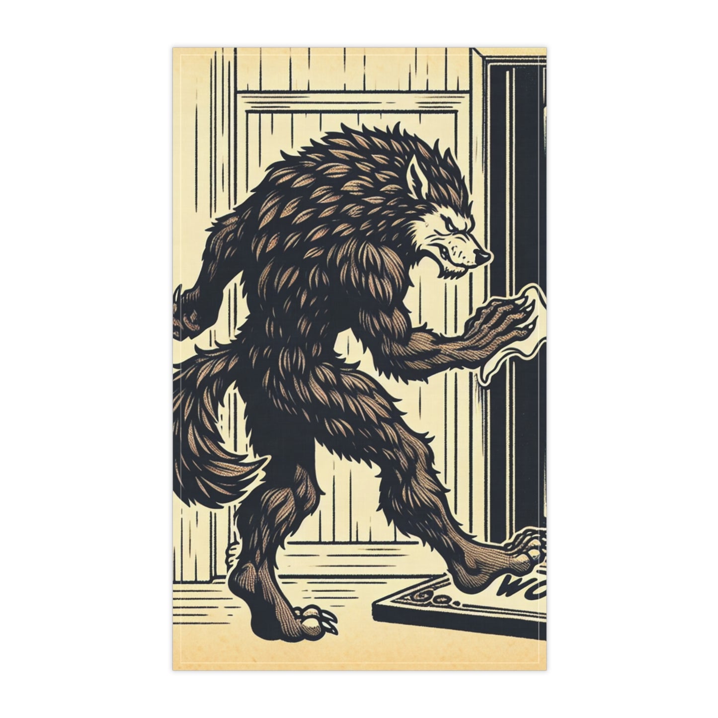 Werewolf Tea Towel