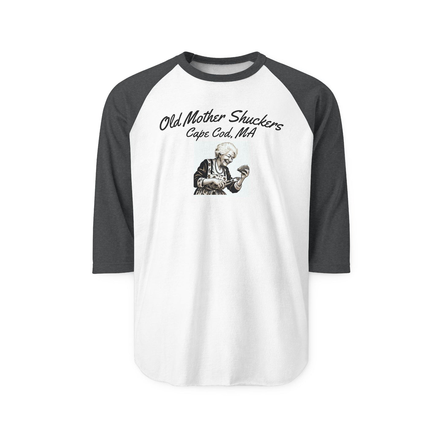 Raglan Shirt Cape Cod Old Mother Shuckers Softball Team
