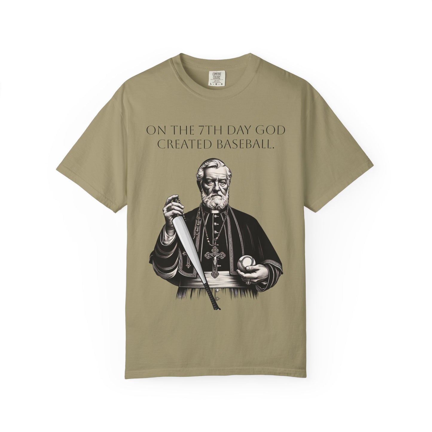 Baseball Fan Unisex T-shirt - Catholic Priest Design