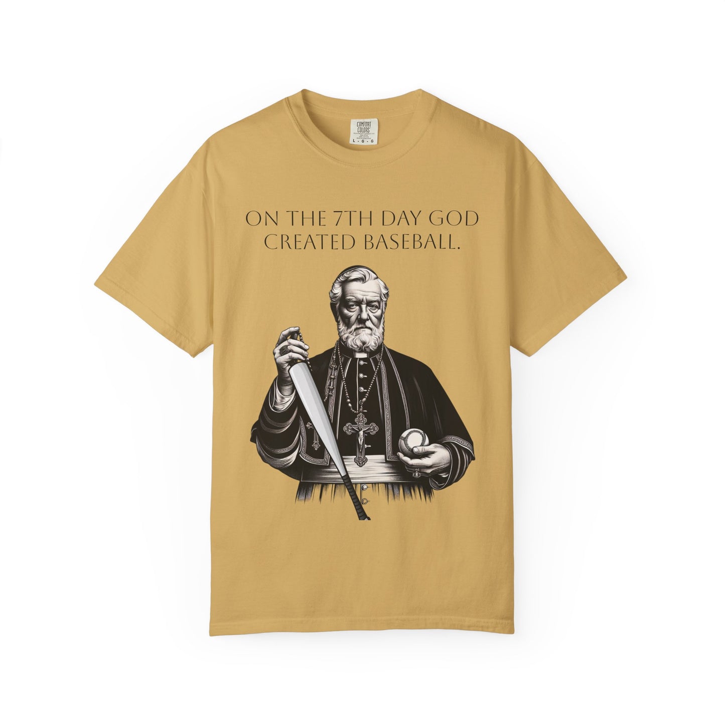 Baseball Fan Unisex T-shirt - Catholic Priest Design