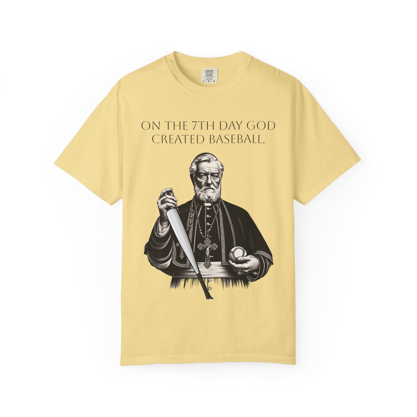 Baseball Fan Unisex T-shirt - Catholic Priest Design