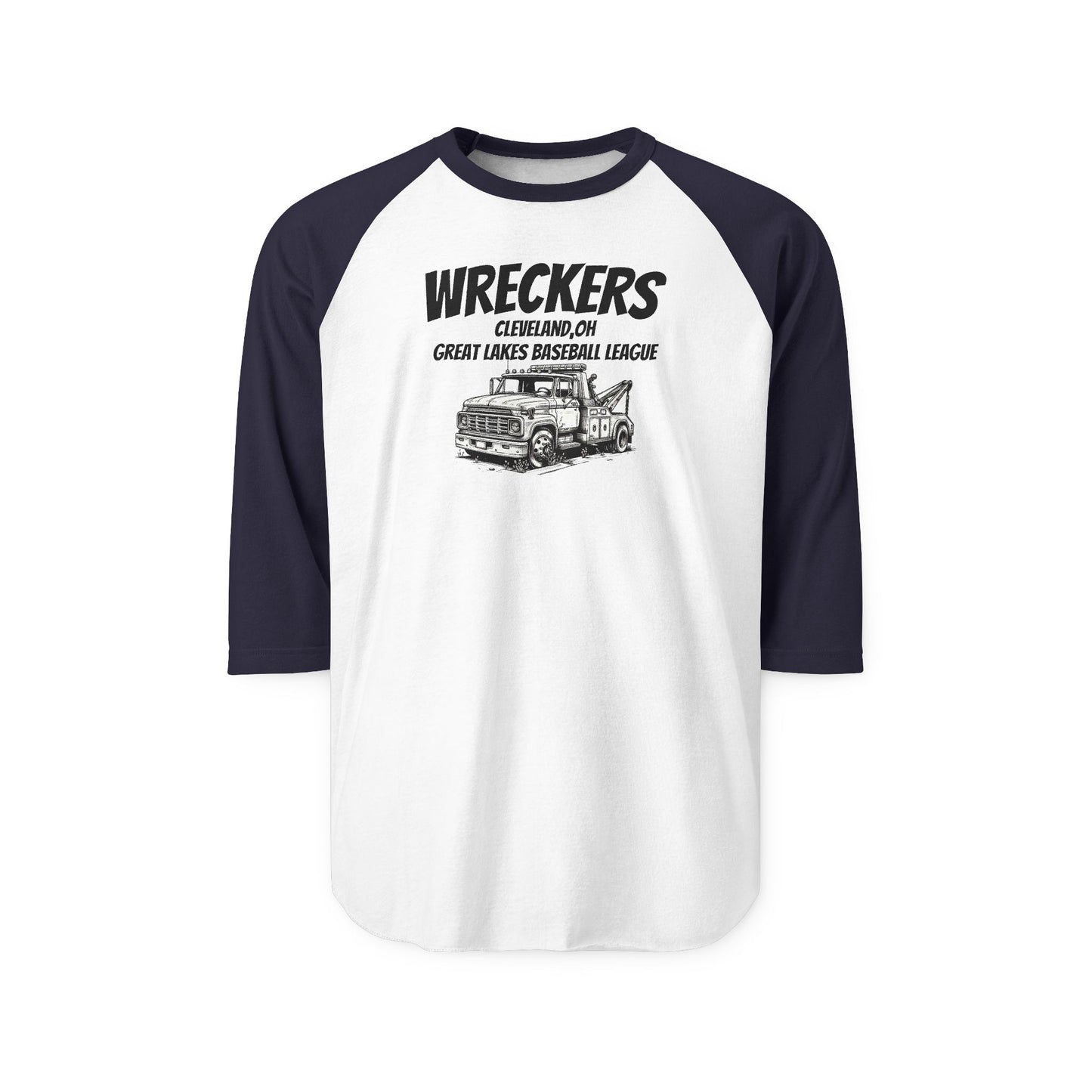 Raglan Shirt Cleveland Wreckers Baseball Team Alternate Reality Clothing