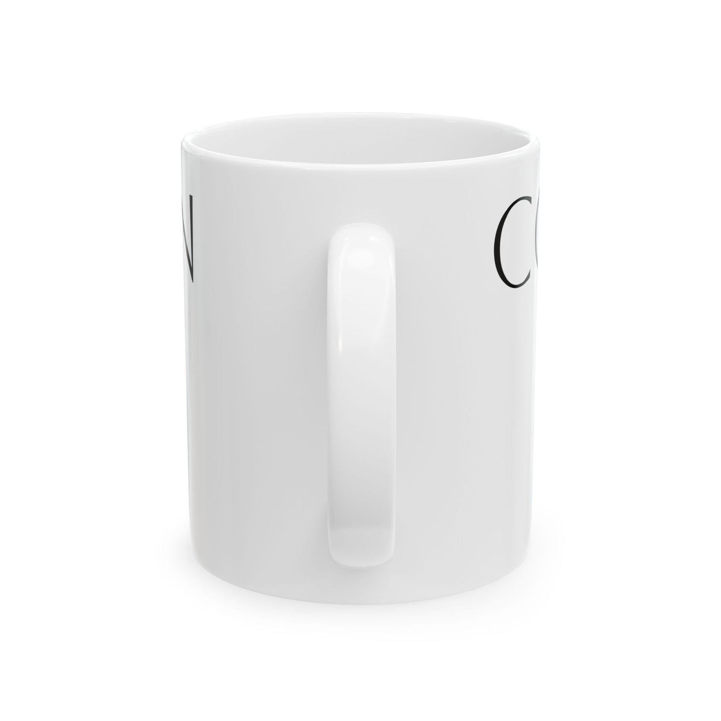 Coffee Bean Poem Ceramic Mug (11oz, 15oz) - Fictional Vietnamese Coffee Farmer Vo Nguyen Design