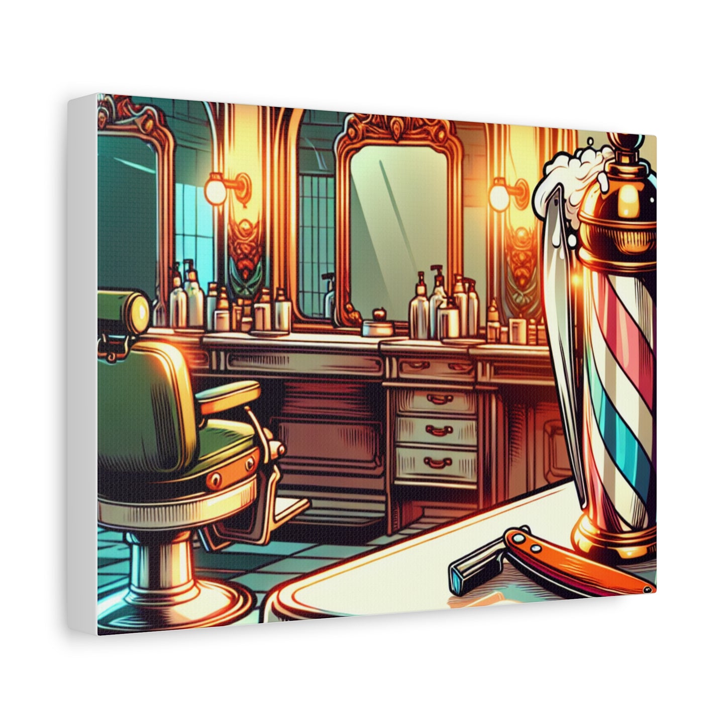 Canvas Print - Fantasy Barbershop