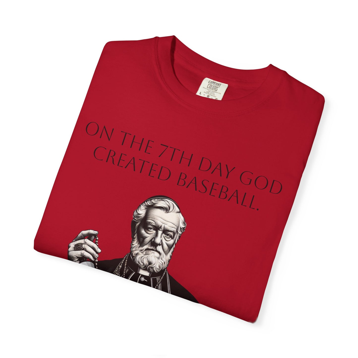 Baseball Fan Unisex T-shirt - Catholic Priest Design
