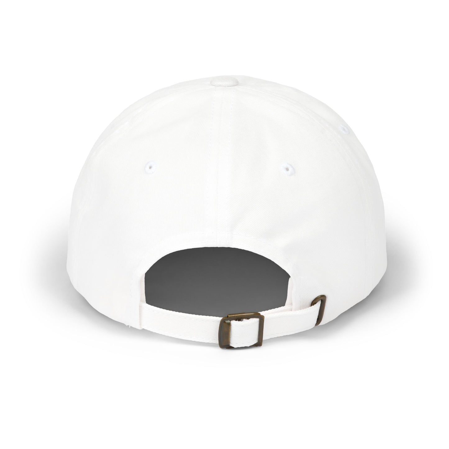Dad Cap — "Hi! I’m in the Rough" Embroidered White Baseball Hat