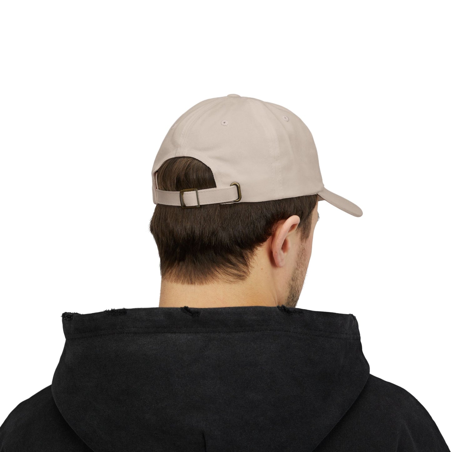 Dad Cap — "Hi! I’m in the Rough" Embroidered White Baseball Hat