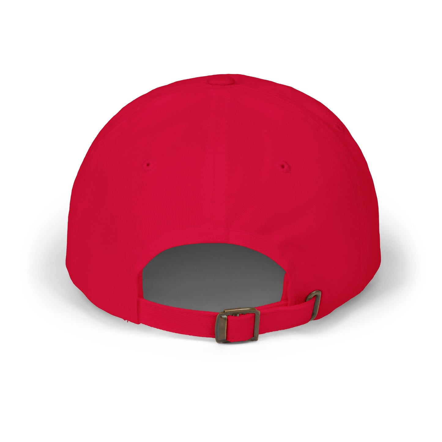 Dad Cap — "Hi! I’m in the Rough" Embroidered White Baseball Hat
