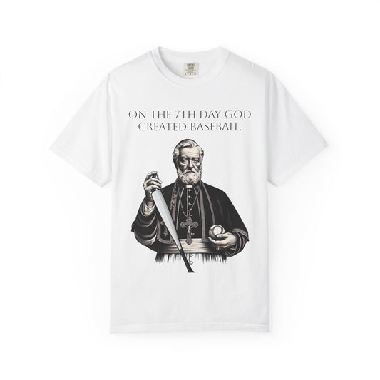 Baseball Fan Unisex T-shirt - Catholic Priest Design
