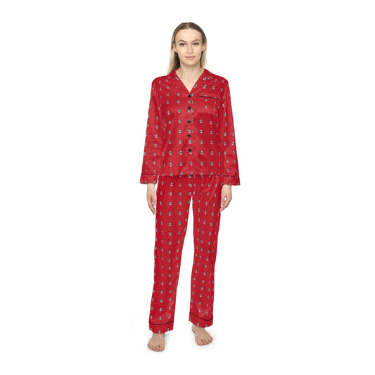 Santa's Ho Ho Ho's be wearing these comfy cozy pajamas all season long.  SOFT AND SATINY