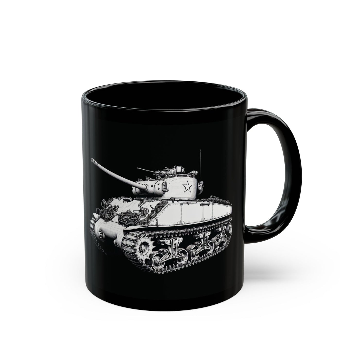 Mug - Vintage Tank 'Fire it up' Coffee Mug