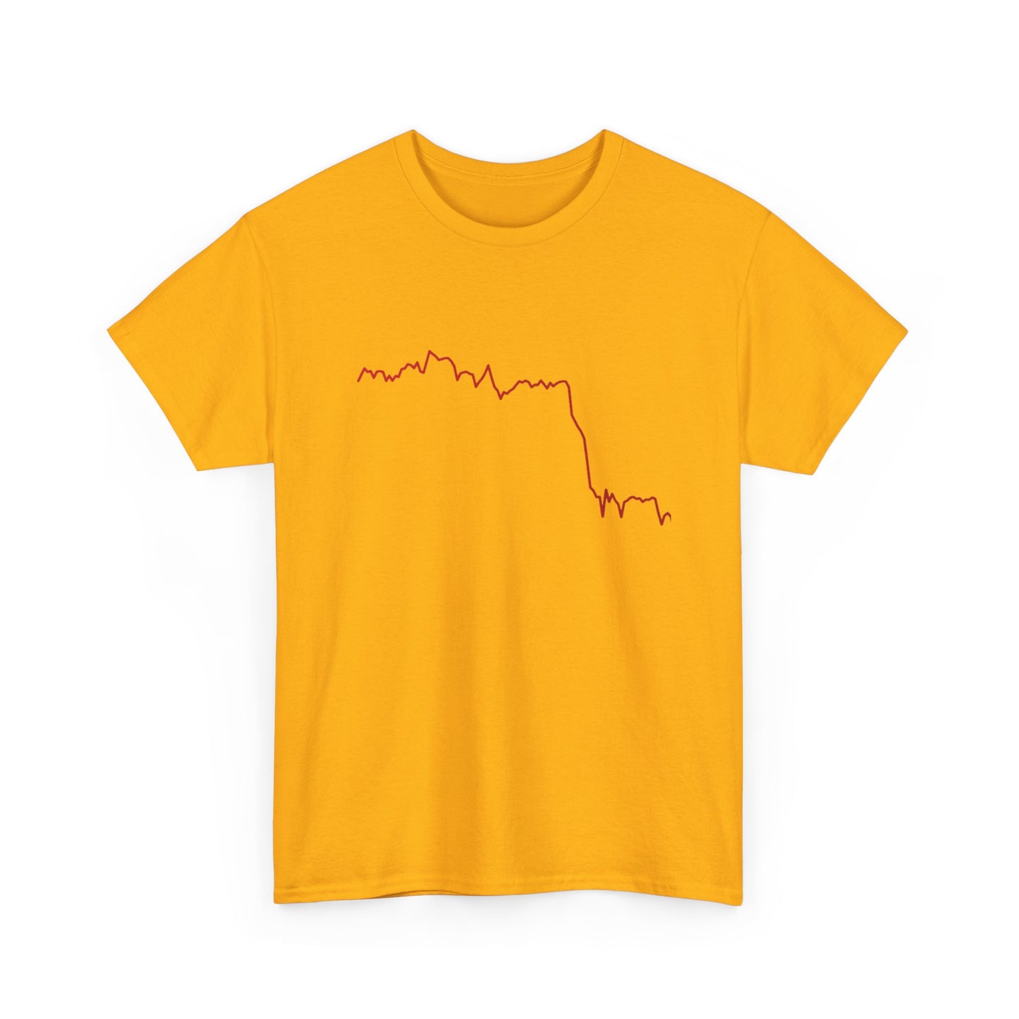 T-Shirt Cryptocurrency Market Trend Line Flash Crash Conversation Starter