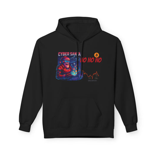 Crypto Santa says  'Ho Ho Ho' Holiday Hoodie