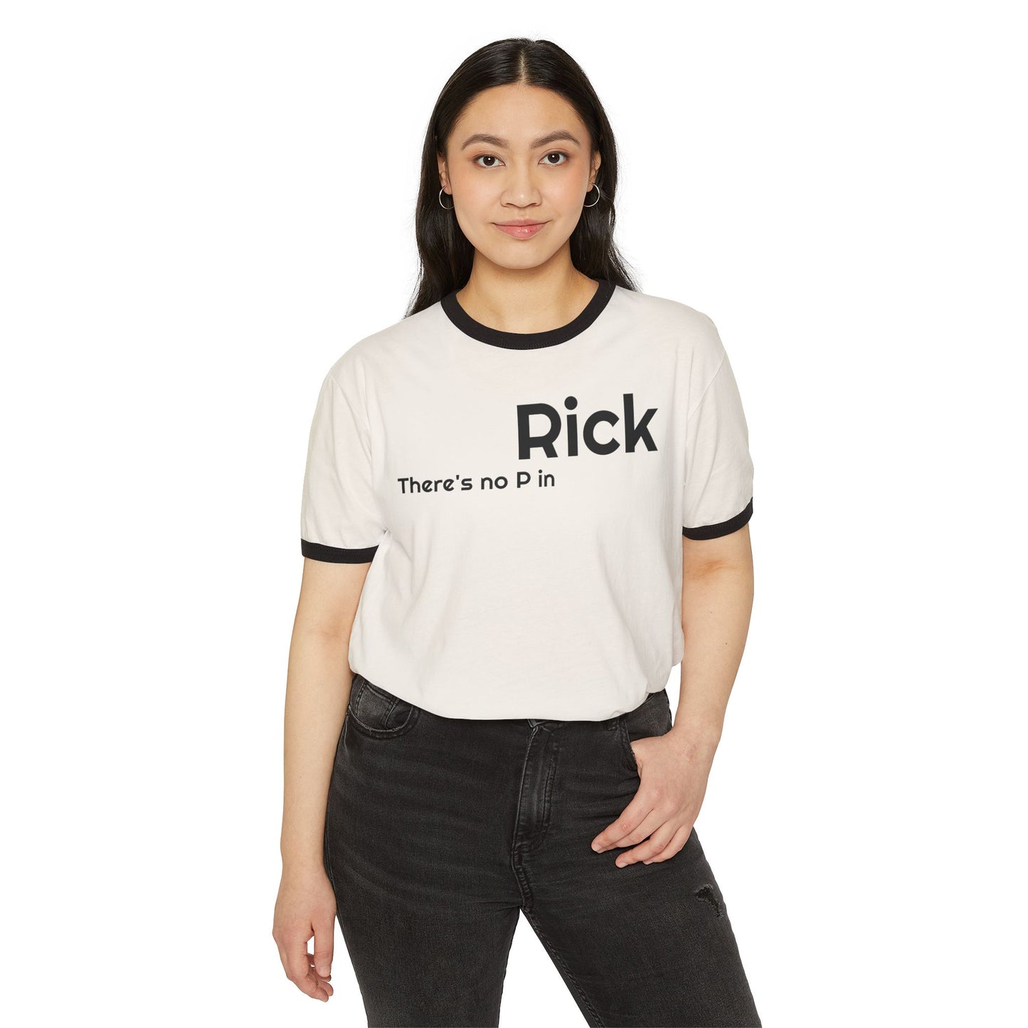 Ringer T-Shirt - 'Rick, Not Prick' Unisex Cotton Tee