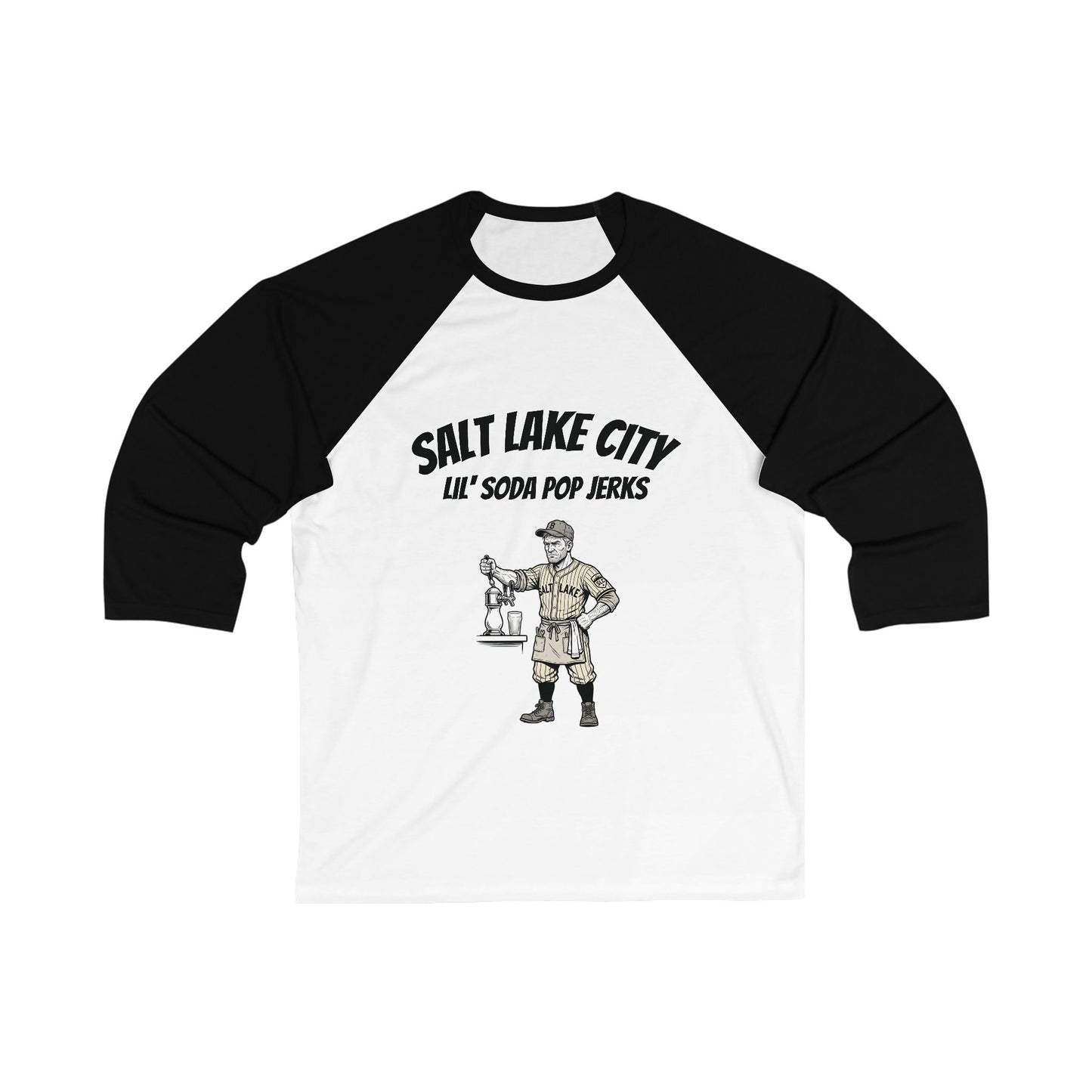 Salt Lake Lil' Soda Pop Jerks Vintage Baseball Tee