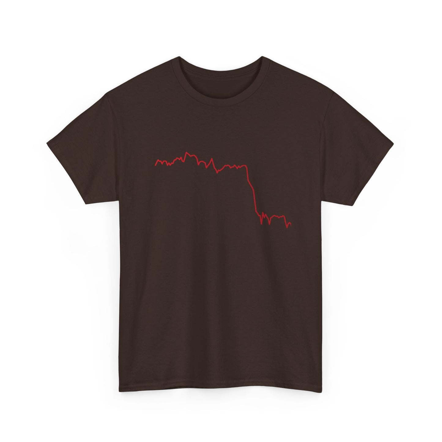 T-Shirt Cryptocurrency Market Trend Line Flash Crash Conversation Starter