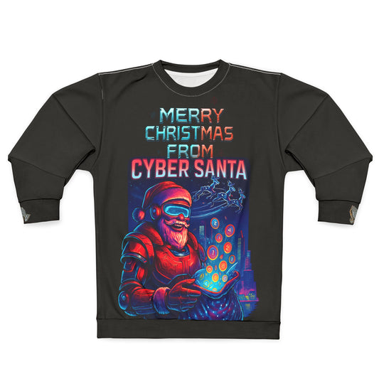 Cyber Santa Christmas Sweatshirt