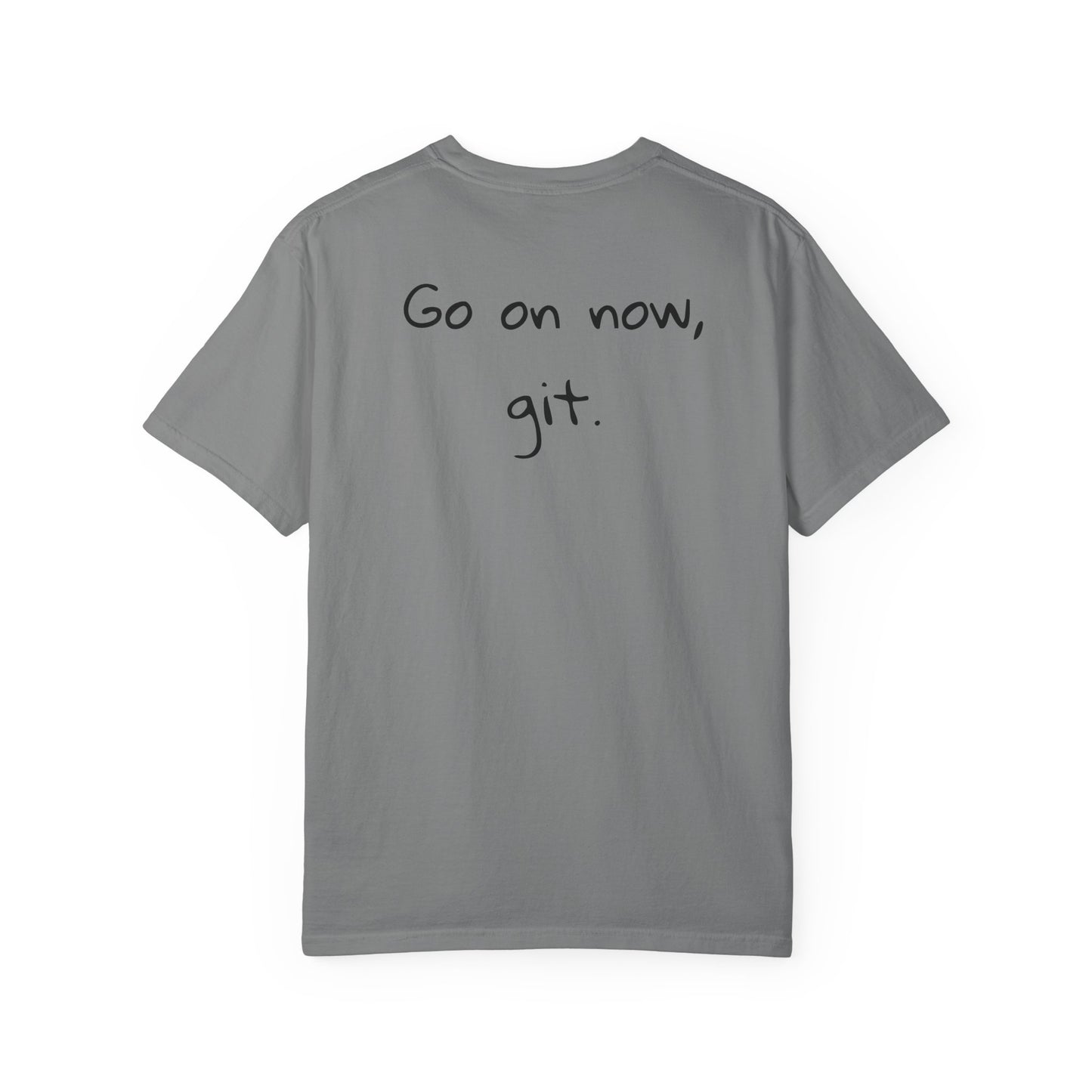 WWIII Missile Defense T-Shirt — "Go on now, git" Prepper Shirt