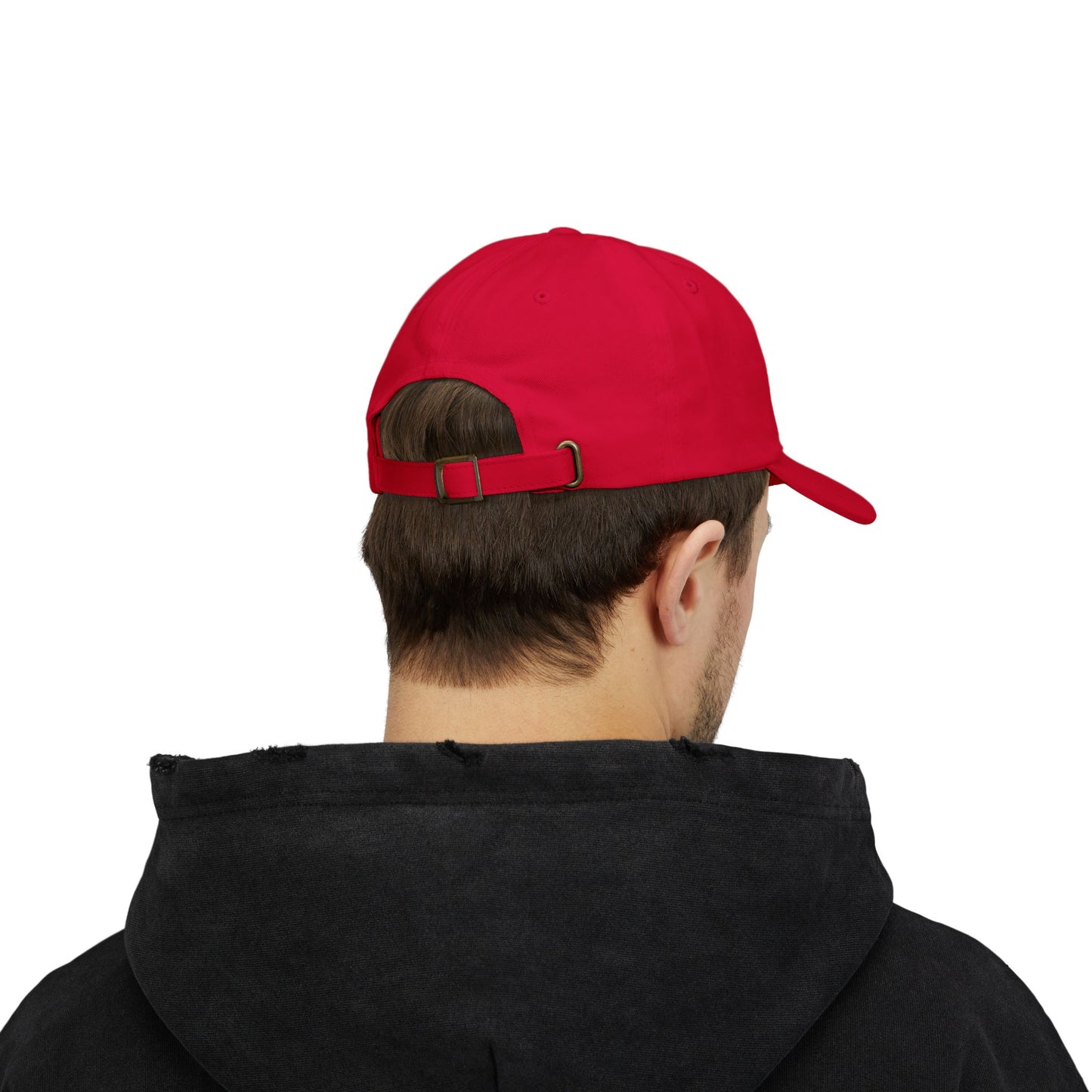 Dad Cap — "Hi! I’m in the Rough" Embroidered White Baseball Hat