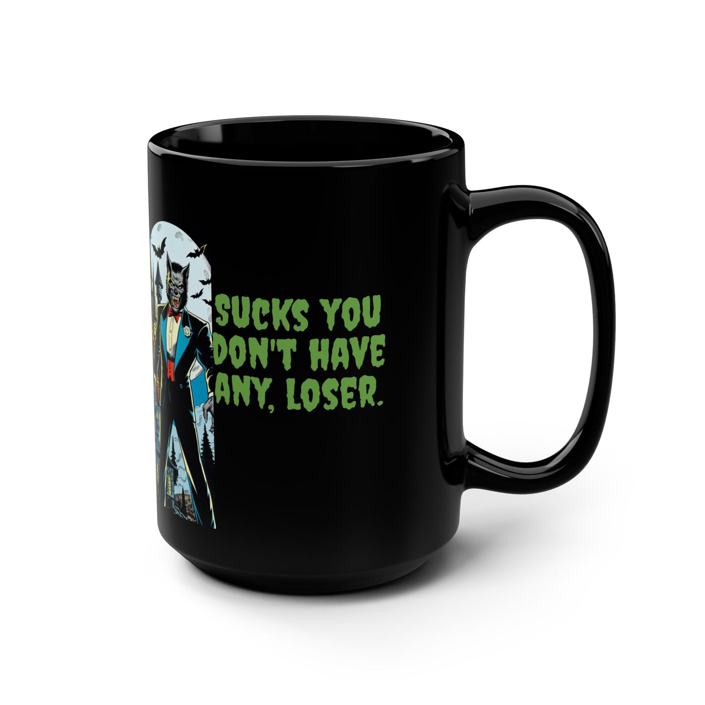 Mug Spooky Crew Halloween Coffee Mug Black 15oz