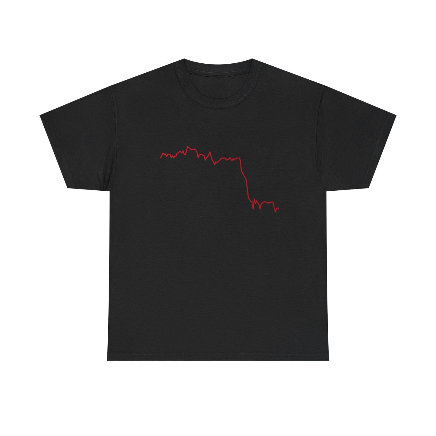T-Shirt Cryptocurrency Market Trend Line Flash Crash Conversation Starter