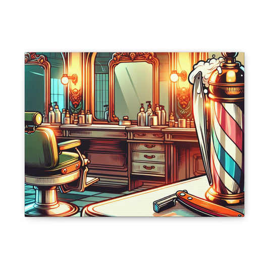 Canvas Print - Fantasy Barbershop
