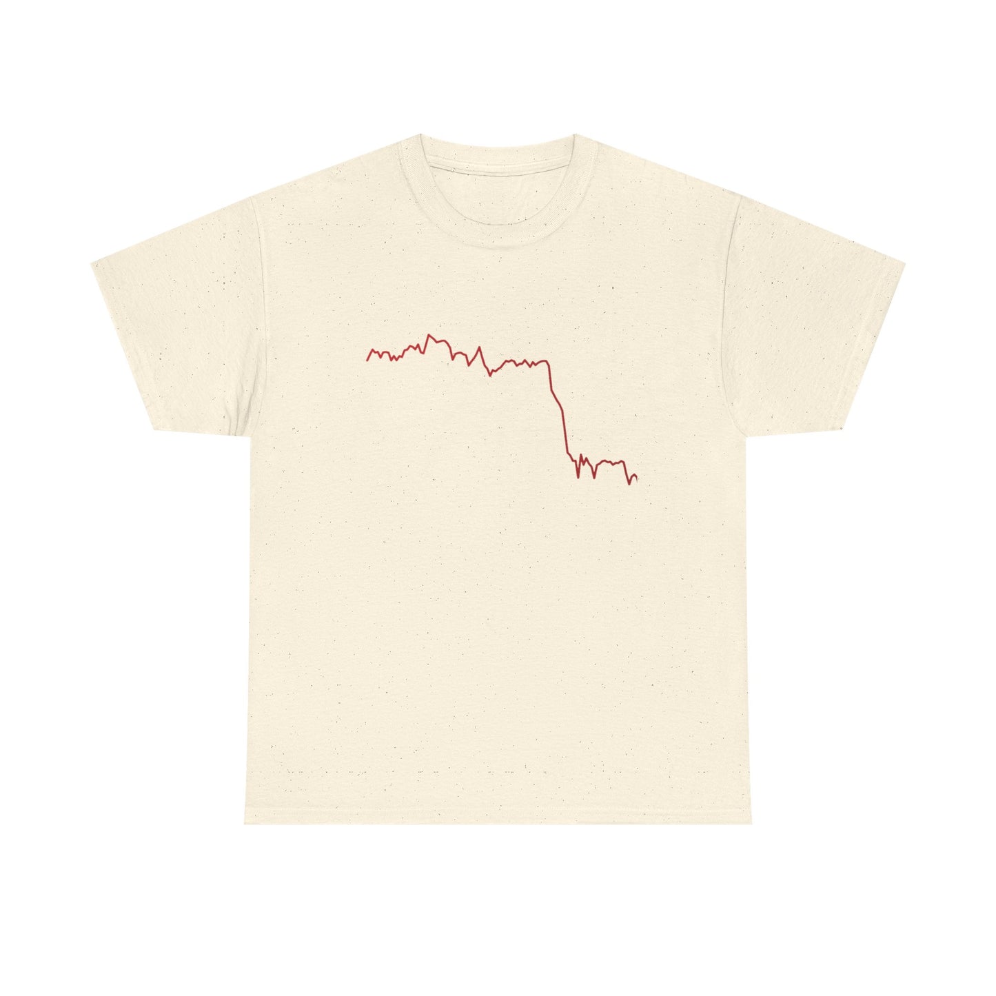 T-Shirt Cryptocurrency Market Trend Line Flash Crash Conversation Starter