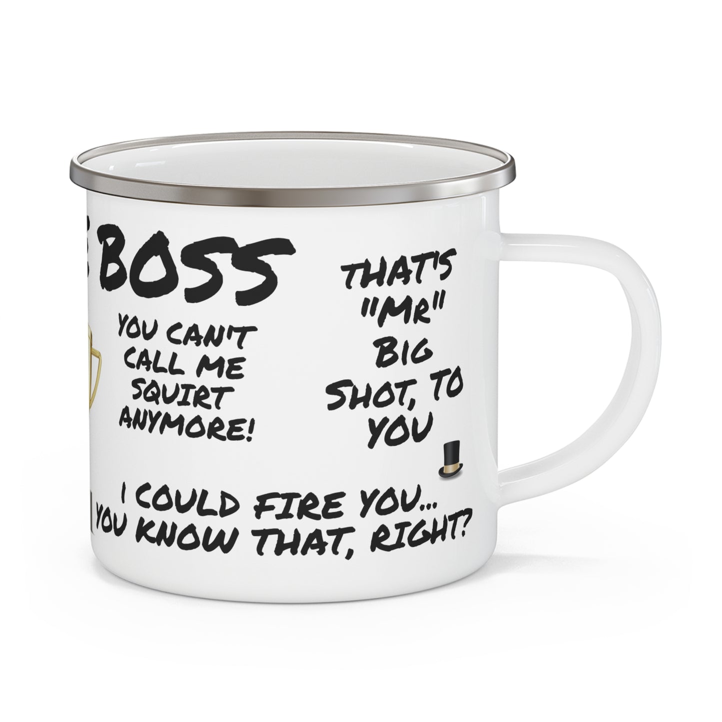 Enamel Mug - Boss Promotion Celebration Coffee Cup