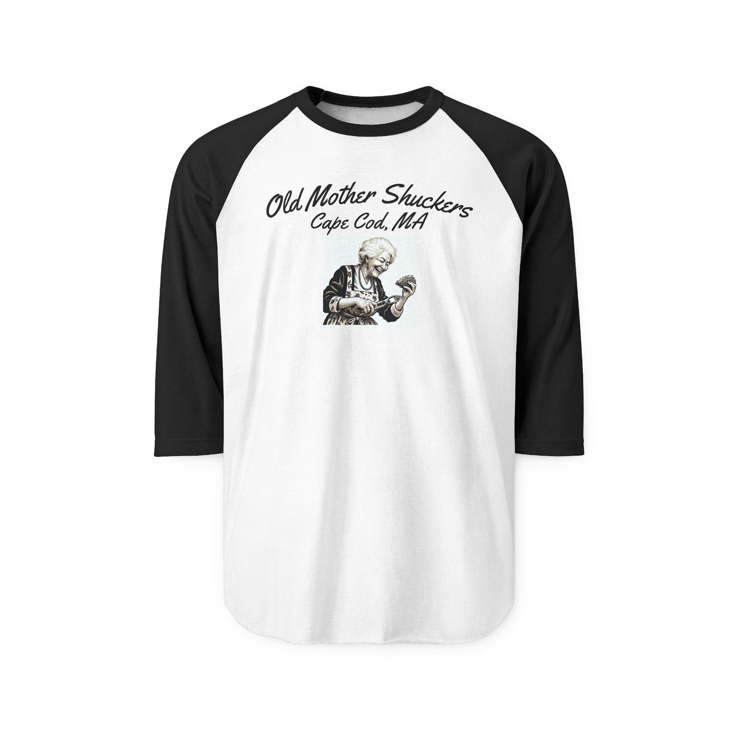 Raglan Shirt Cape Cod Old Mother Shuckers Softball Team