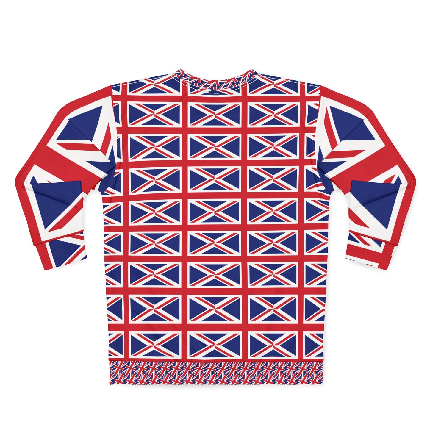 Union Jack Sweatshirt - Poorly Designed Weirdo Model