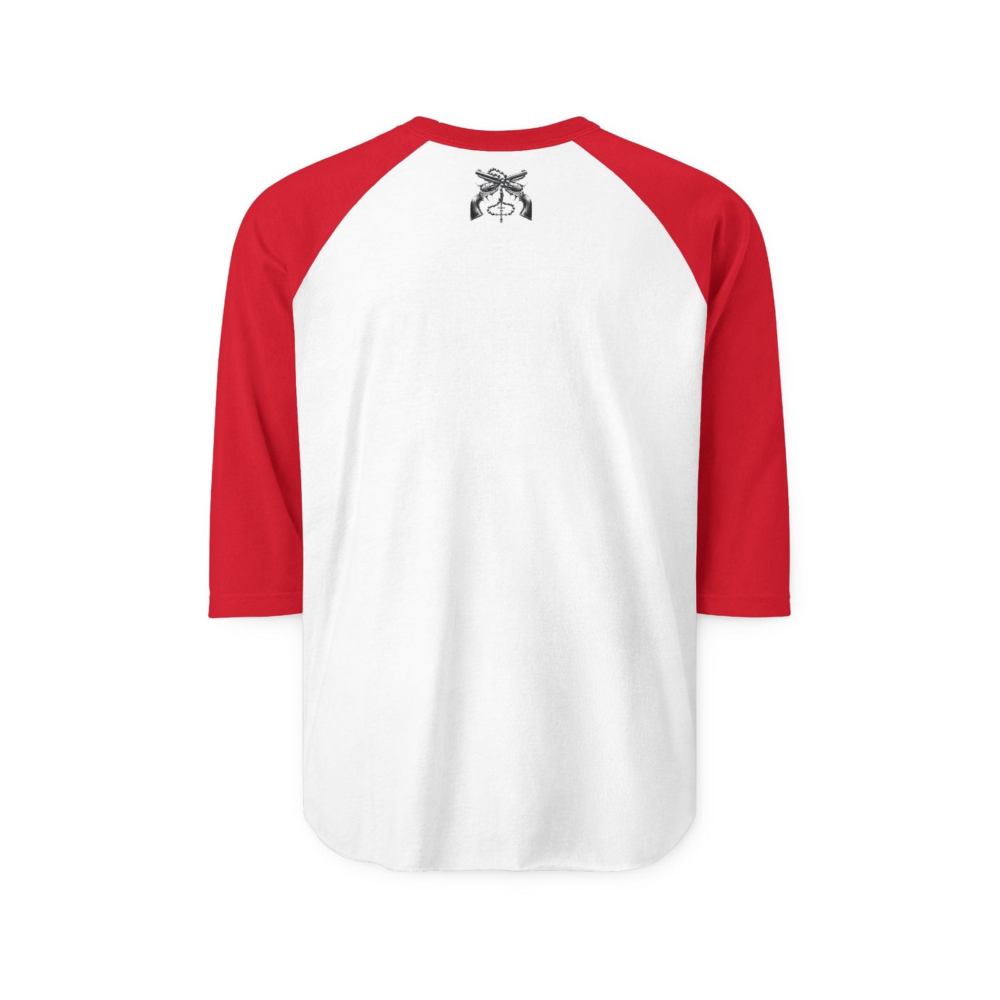 Raglan Baseball Plains League Three-Quarter Sleeve Shirt - Stilwell Kansas Six Shooters